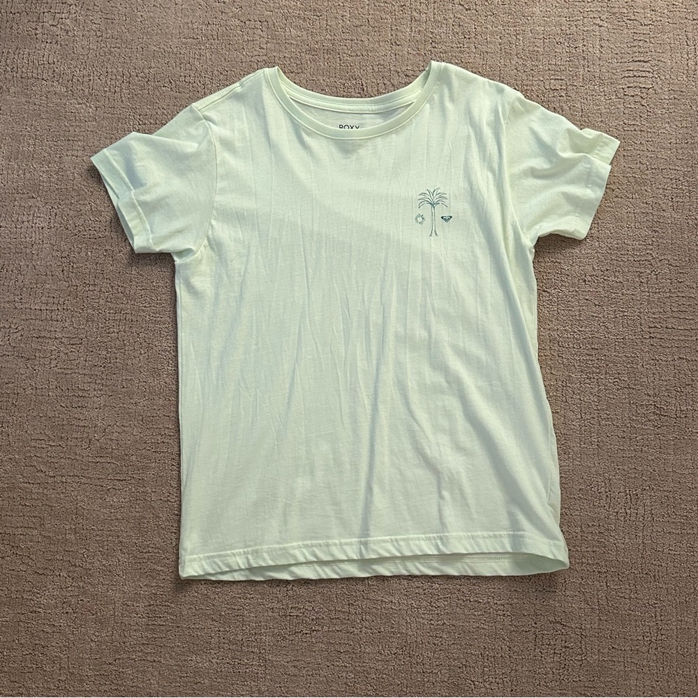 Light Green Roxy Big Tee